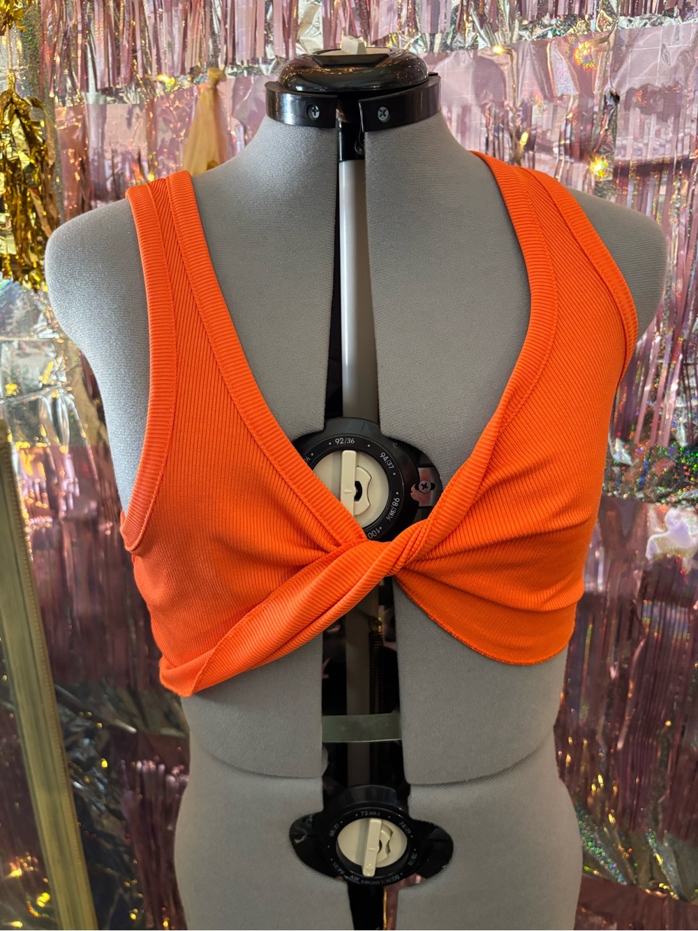 Hot Girl Summer Twist-Front Ribbed Crop Tank